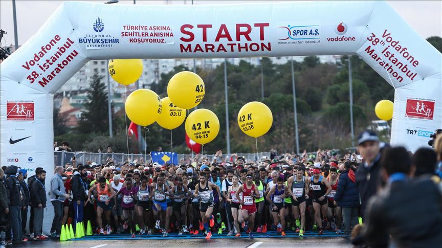 Thousands to run in transcontinental Istanbul marathon 