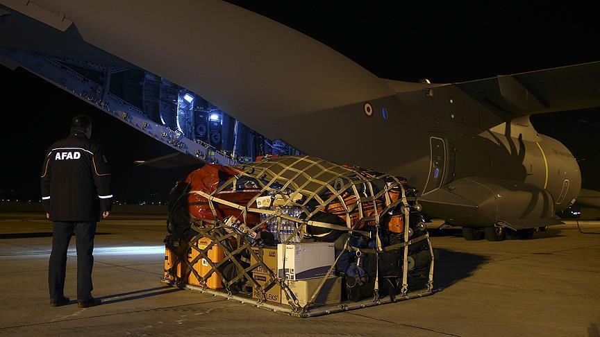 Turkey sends help to quake victims in northern Iraq