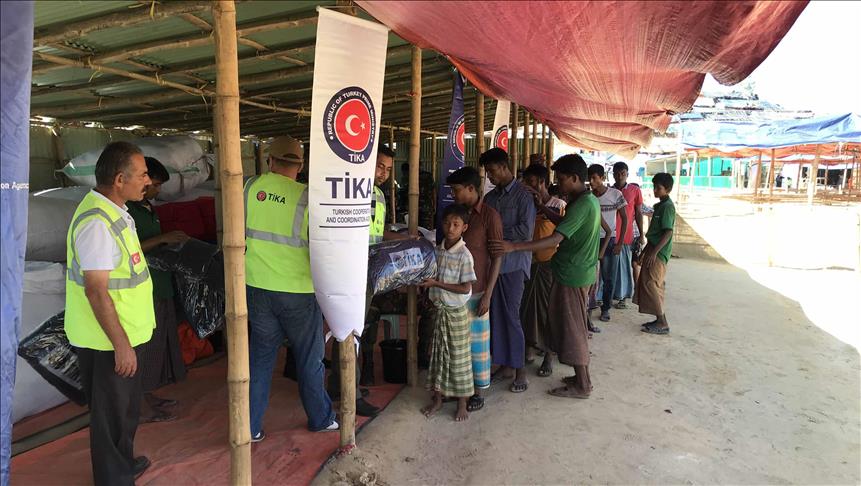 Turkish aid agency helps Rohingya Muslims in Bangladesh
