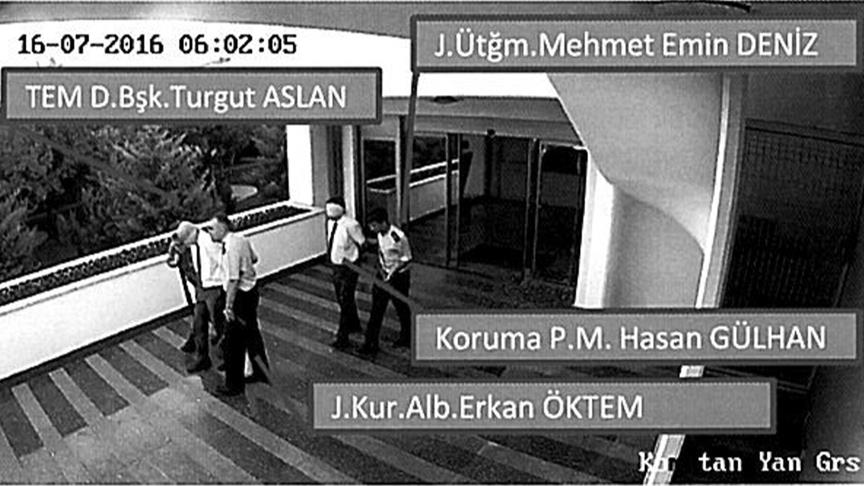 TEM Daire Başkanı Aslan'ın alıkonulduğu anlara ait fotoğraflar dava dosyasında 