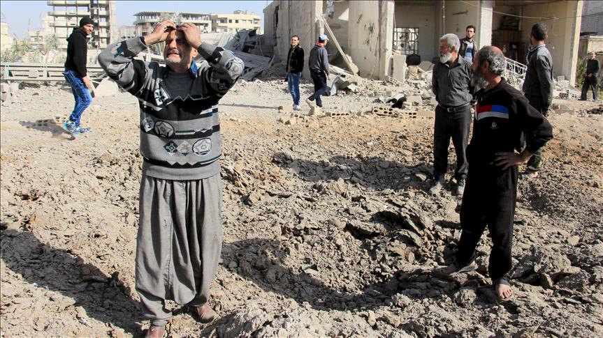 16 killed in regime attacks in Damascus suburb: Sources