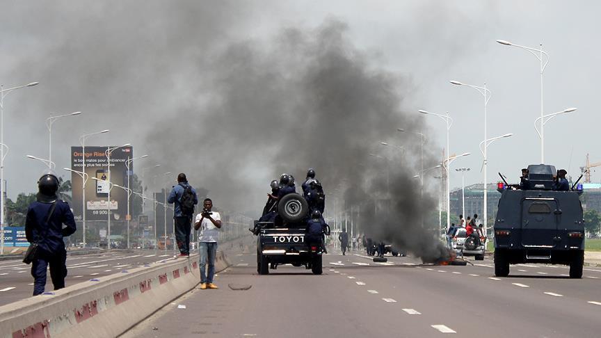 DRC police arrest 14 anti-Kabila protestors