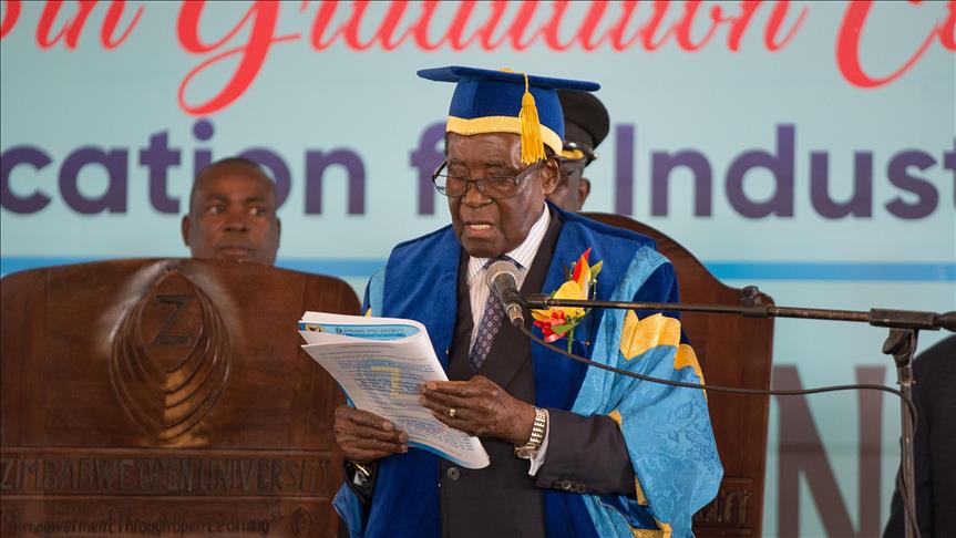 Zimbabwe's Robert Mugabe appears in public