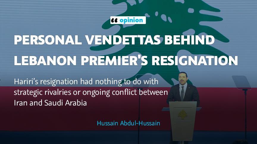 OPINION - Personal vendettas behind Lebanon premier's resignation