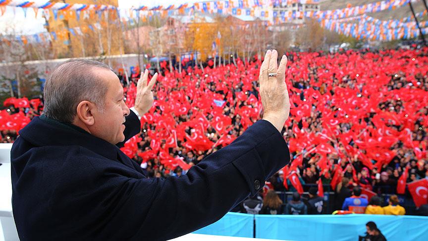 Cumhurbaşkanı Erdoğan: 2020'ye kadar Gümüşhane ve Bayburt'a hizmet verecek havaalanımızı bitireceğiz
