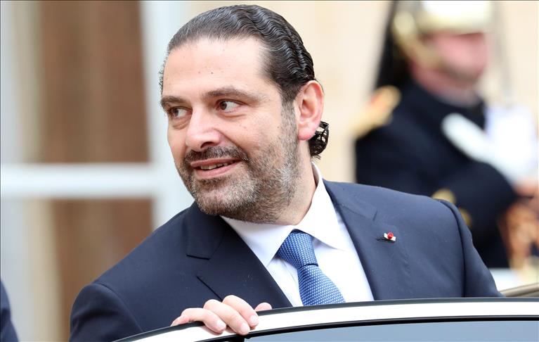 Lebanese premier Hariri leaves Paris for Cairo