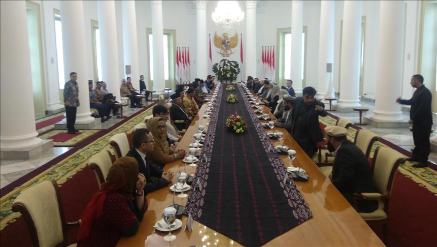 Presiden Jokowi jamu High Peace Council Afghanistan di Istana Bogor