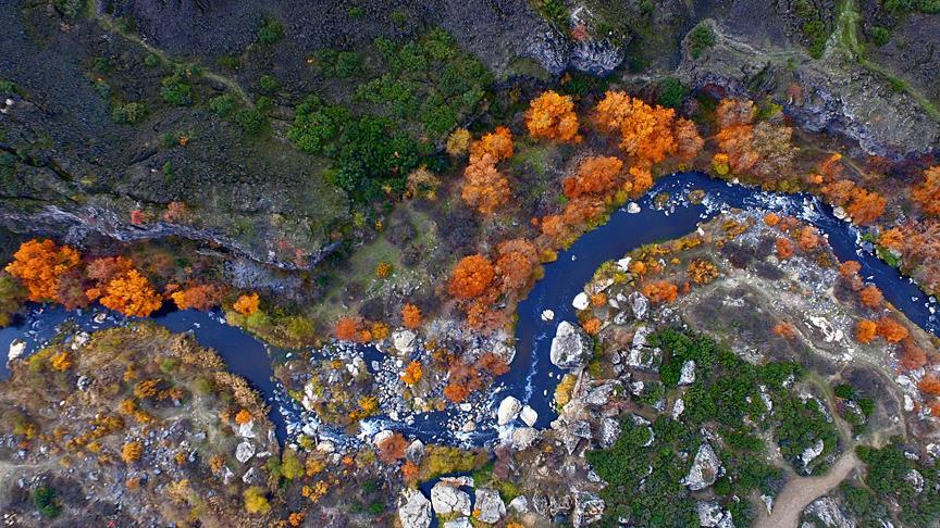 Kula Volkanik Jeoparkı'nda sonbahar