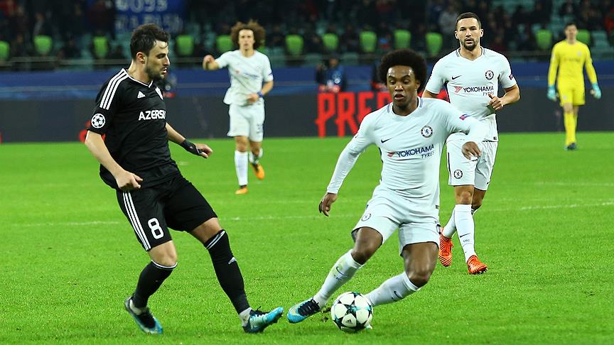 Karabağ sahasında Chelsea'ye mağlup oldu