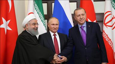 نشست سه‌ جانبه اردوغان، پوتین و روحانی در سوچی آغاز شد