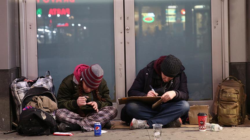 ABD'de evsizlerin nüfusu Türkiye'de 47 şehri geride bırakıyor