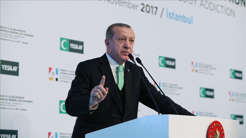 Erdogan criticizes hypocrisy of nuclear powers