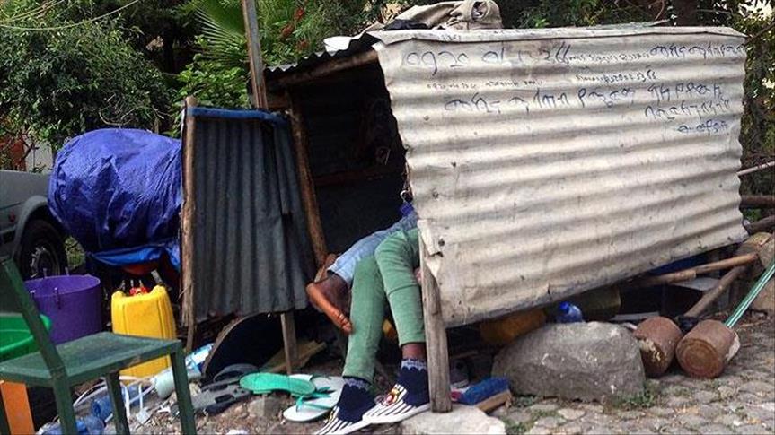 Casas de lata son el nuevo espacio de vida para los pobres en Etiopía