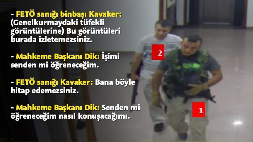 FETÖ sanığı binbaşıya mahkeme başkanından tepki