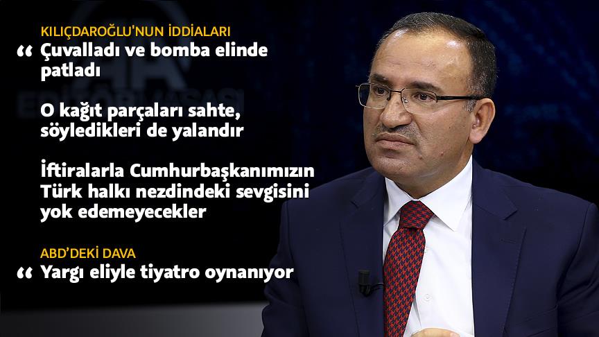 Başbakan Yardımcısı Bozdağ: Kılıçdaroğlu çuvalladı ve bomba elinde patladı