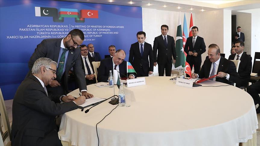 Turkey, Azerbaijan, Pakistan seek to boost ties