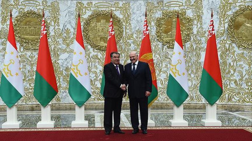 دیدار روسای جمهور تاجیکستان و بلاروس در مینسک