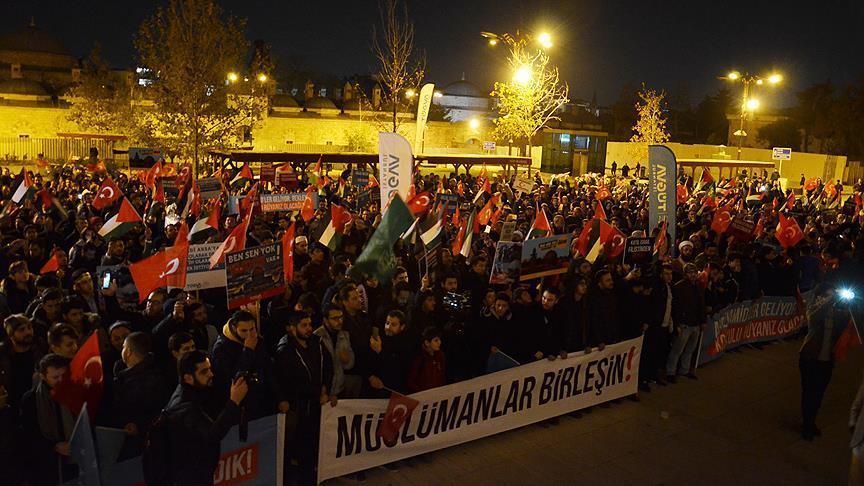 Thousands across Turkey protest Trump’s Jerusalem move