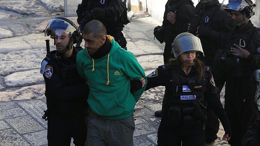 پۆلیسی ئیسرائیل رێگری له‌ خۆپیشاندانی فه‌ڵه‌ستینییه‌كان ده‌كات