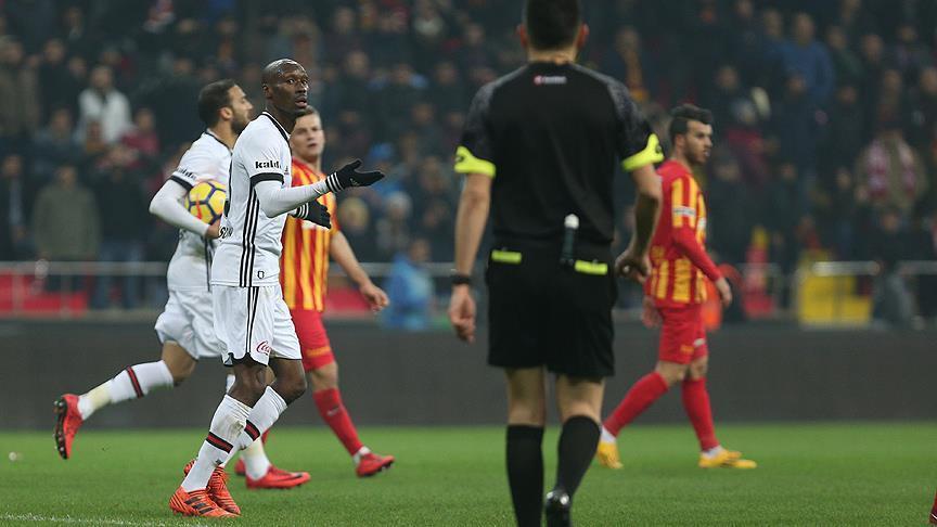 Football: Kayserispor hold Besiktas to 1-1 draw