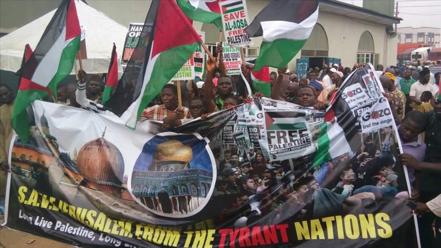 Thousands rally in Nigeria against US Jerusalem move