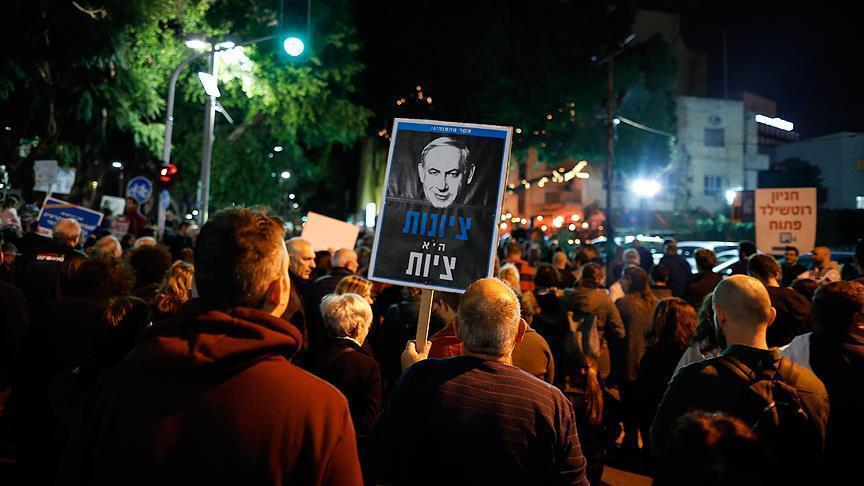Ribuan rakyat Israel demo Netanyahu di Tel Aviv