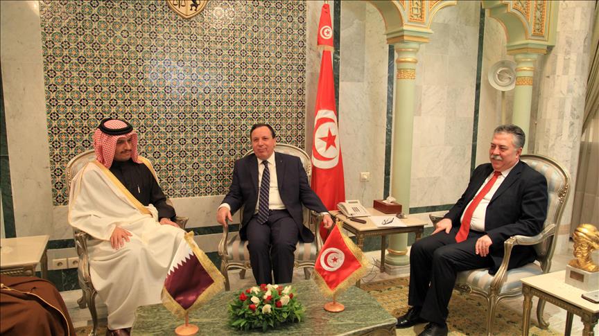 تونس وقطر تبحثان الأزمة الخليجية والوضع في ليبيا    