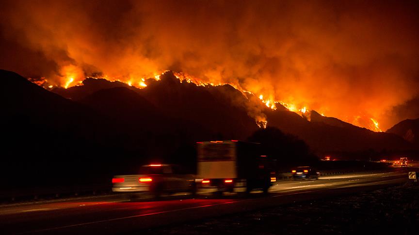 California'daki  orman yangını kontrol edilemiyor