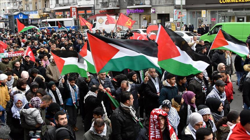 برلين.. ألف متظاهر في مسيرة ضد الاعتراف بالقدس عاصمة لإسرائيل