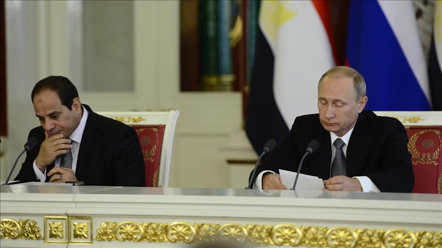 Putin in Cairo for talks with Egypt counterpart