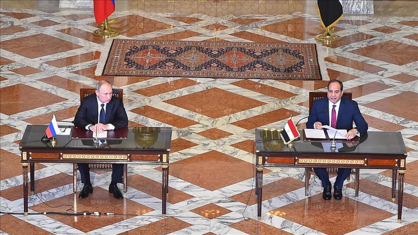 پوتین و سیسی قرارداد ساخت نیروگاه هسته‌ای در مصر را امضا کردند