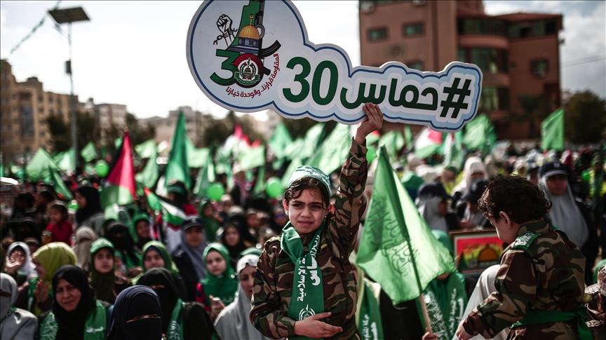 Hiljade Palestinaca obilježava 30. rođendan Hamasa u Gazi