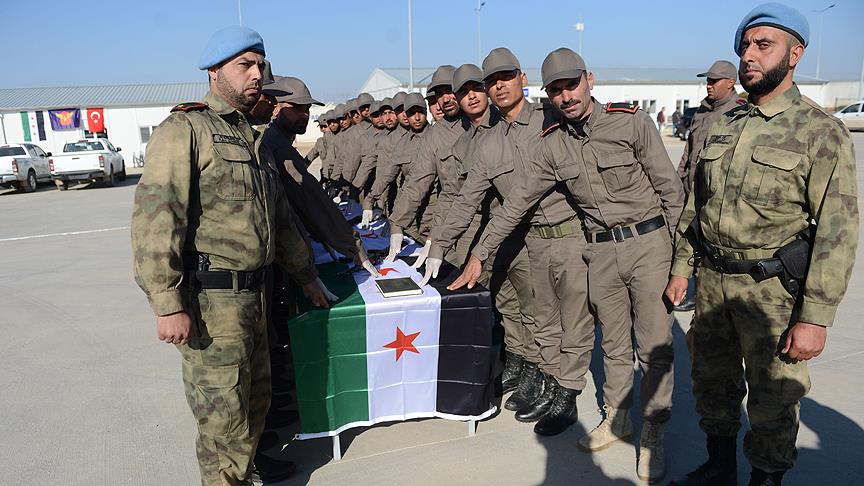 Fırat Kalkanı bölgesinde polislerin mezuniyet heyecanı 