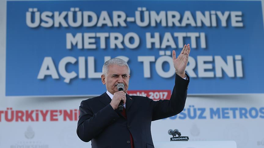 Başbakan Yıldırım: İstanbul genelinde raylı sistem hedefimiz bin 23 kilometre