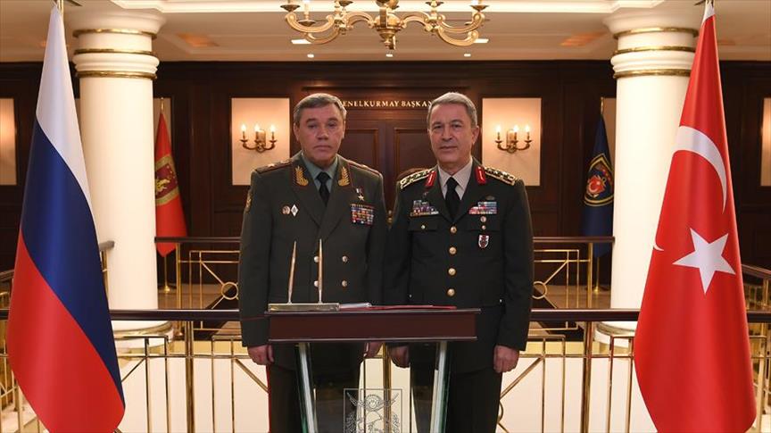 Turkish military chief meets Russian counterpart