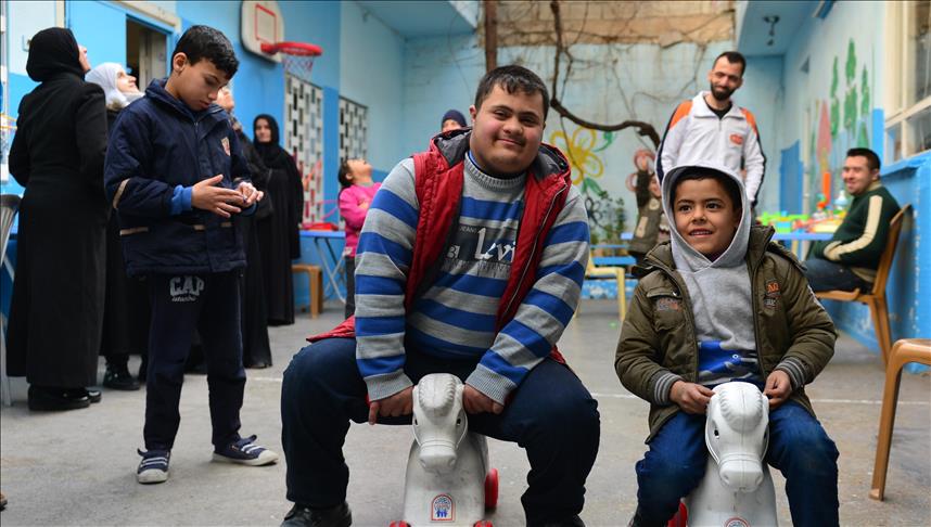 Syrian children with Down syndrome get therapy in Turkey