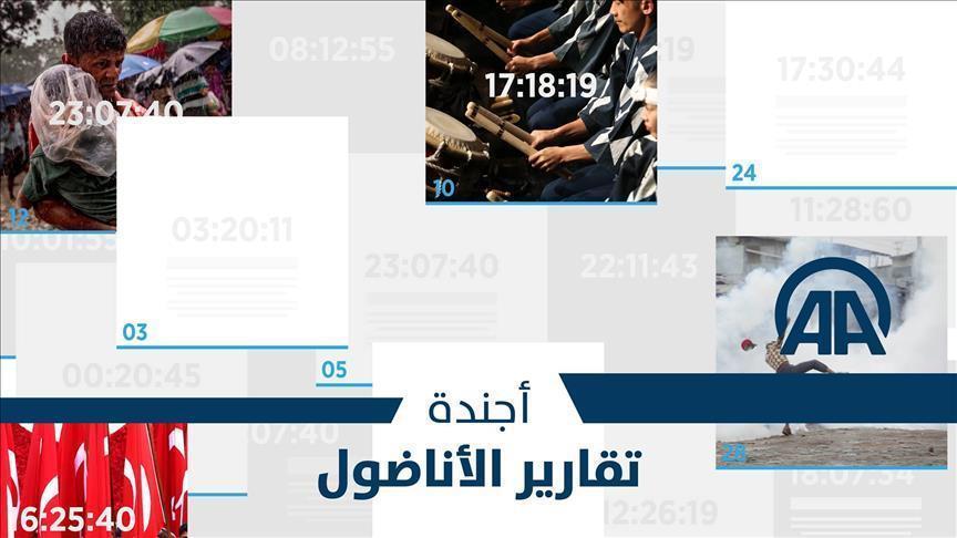 الأجندة اليومية للنشرة العربية – السبت 16 ديسمبر/كانون أول 2017‎‎‎‎