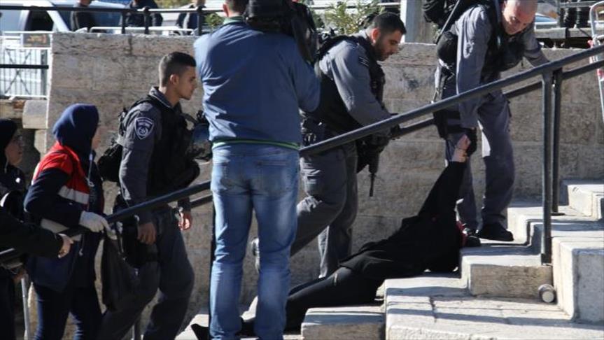 إصابة فلسطينية في القدس إثر اعتداء الشرطة الإسرائيلية عليها بالضرب