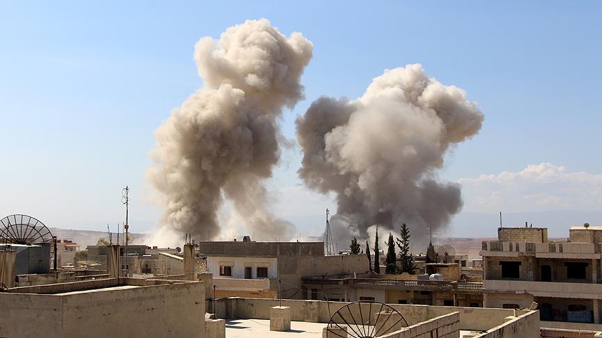 İdlib'deki hava saldırısında aynı aileden 10 kişi hayatını kaybetti