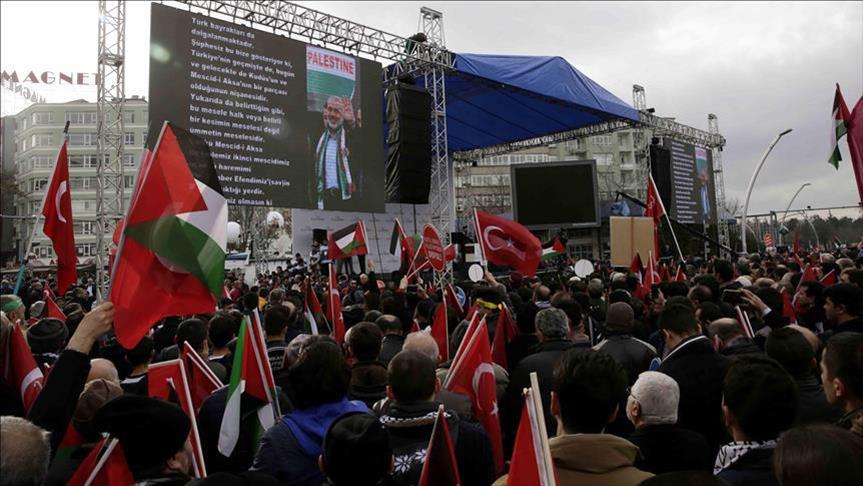 Митинг за поддршка на Кудс во Анкара: Ќе се бориме додека Кудс не биде слободен