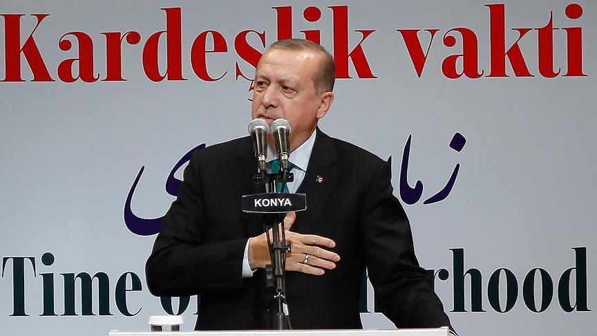 Erdogan says Rumi's message of love is eternal