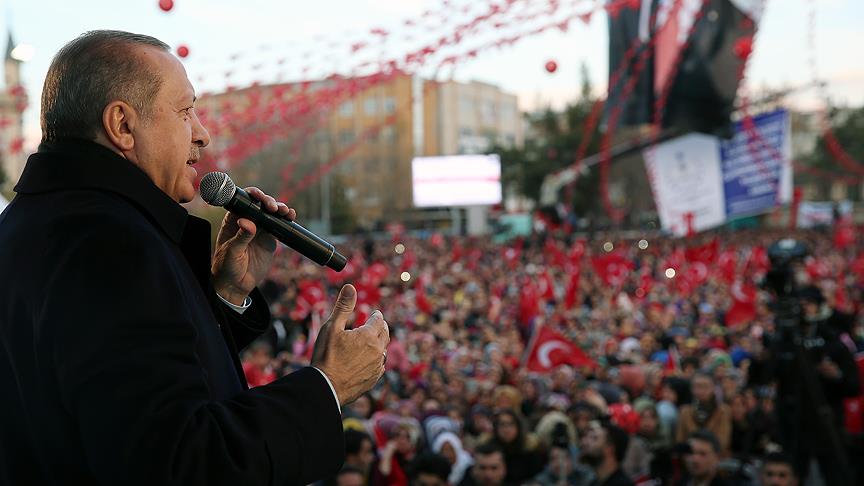 Cumhurbaşkanı Erdoğan: Bu coğrafya üzerindeki oyunu bozacak adımları birer birer atıyoruz