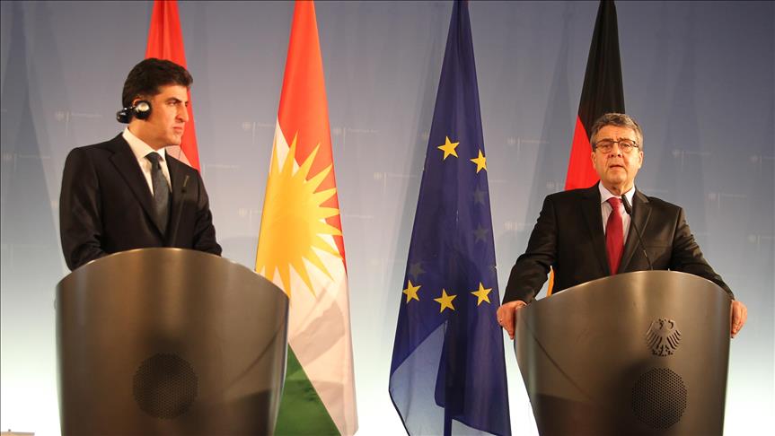  دیدار وزیر خارجه آلمان با نخست وزیر اداره اقلیم کرد عراق