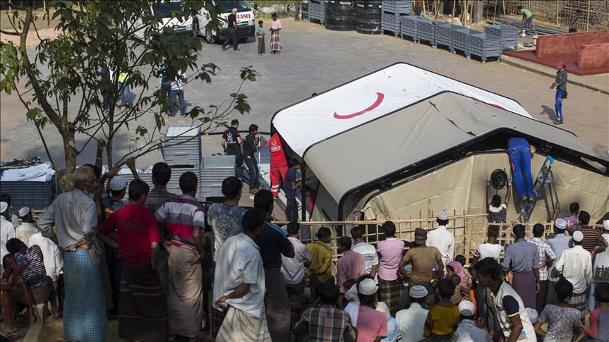 Turkey builds hospital for Rohingya in Bangladesh