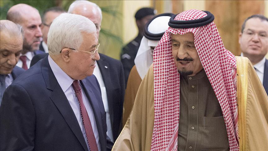 Presidente palestino se reúne con rey de Arabia Saudita para hablar sobre Jerusalén