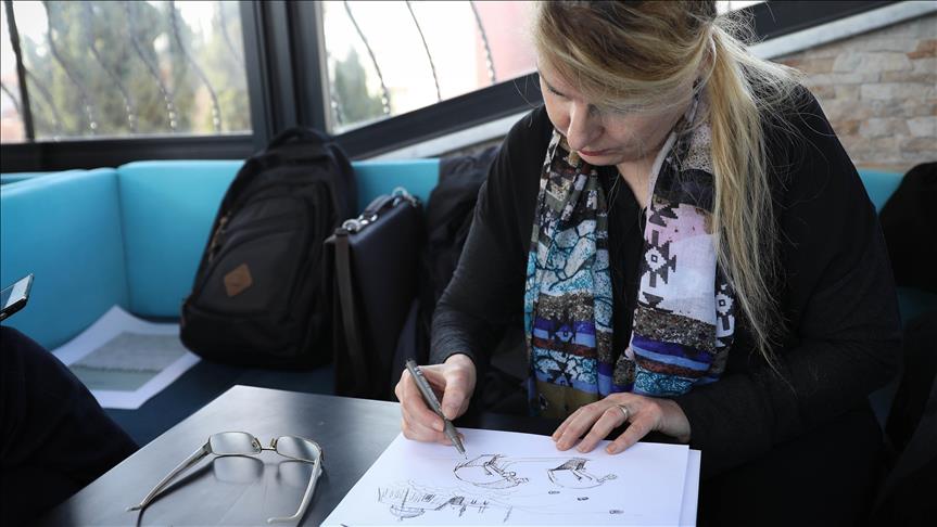 Cientos de dibujos expresan su preocupación por Jerusalén en Estambul