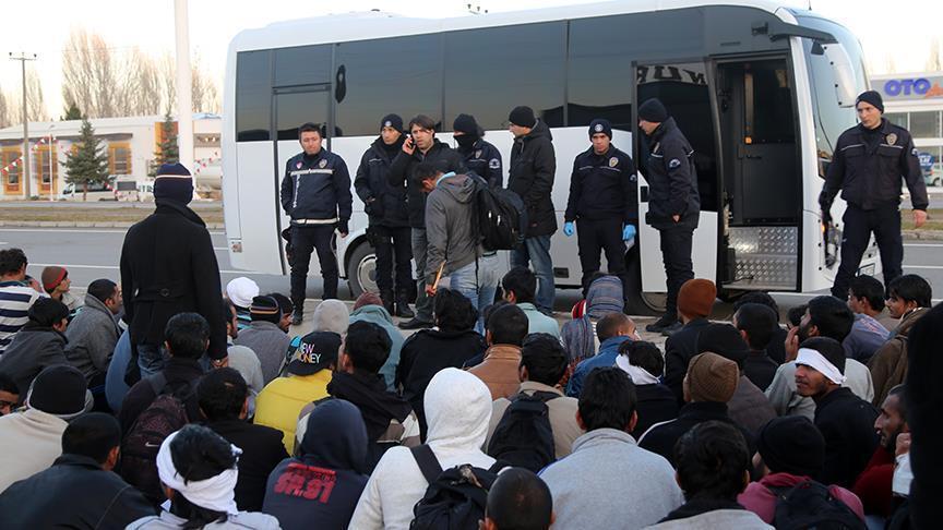  241 undocumented migrants held in Turkey
