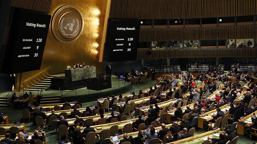 Bosna Hersek, BM Genel Kurulu'ndaki oylamada çekimser oy kullandı