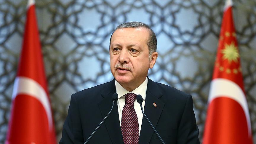 Cumhurbaşkanı Erdoğan: Karar tasarısının kabul edilmesini memnuniyetle karşılıyoruz