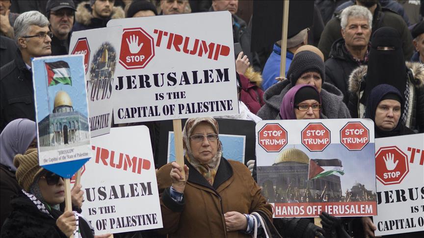 U Zenici održan protest zbog Trumpove odluke o Jerusalemu